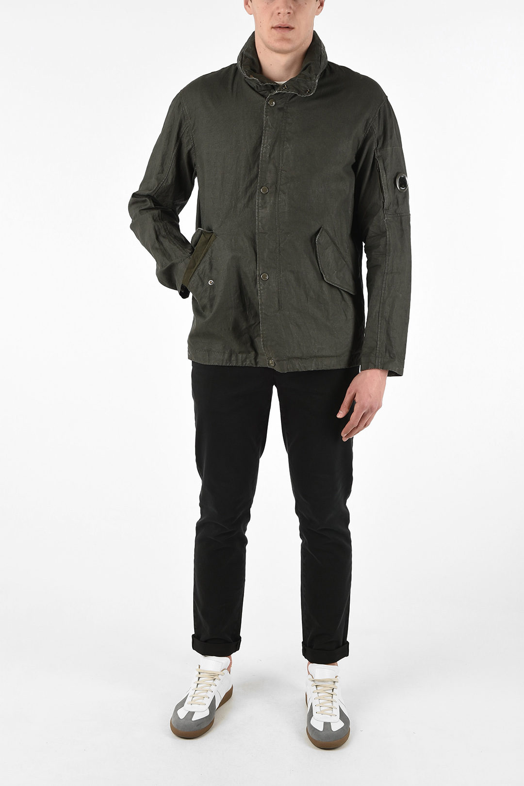 CP Company flax jacket with Extractable Hood men - Glamood Outlet