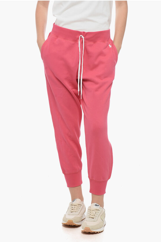 Shop Polo Ralph Lauren Fleece Cotton Blend Sweatpants With Cuffs