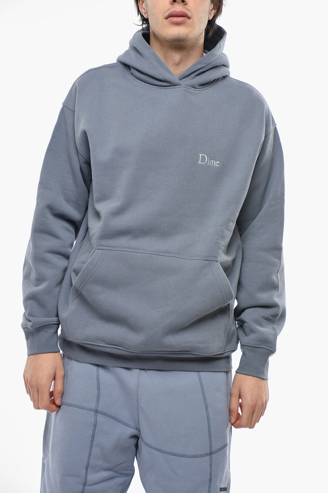 Fleece Cotton Hoodie with Logo