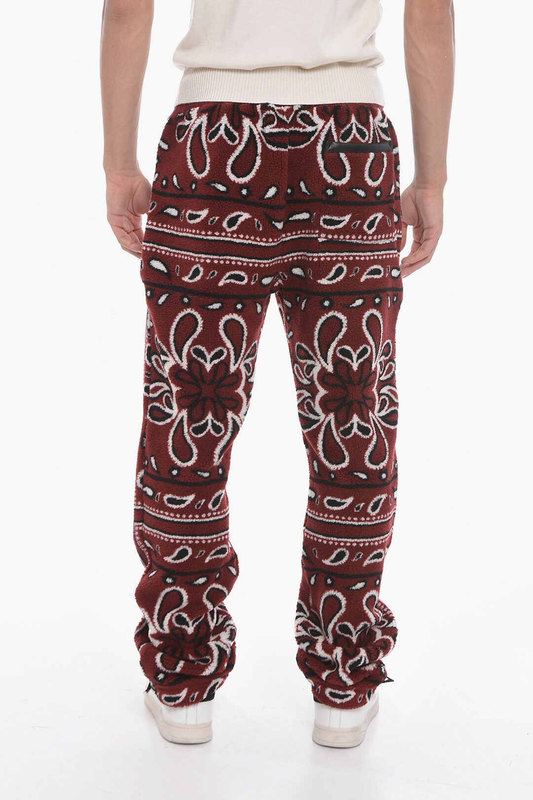 Amiri Fleece Joggers with Bandana Pattern men Glamood Outlet