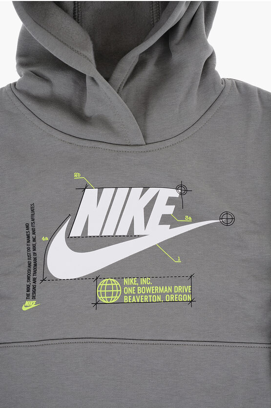 Fleeced Cotton Blend Hoodie and Joggers Set