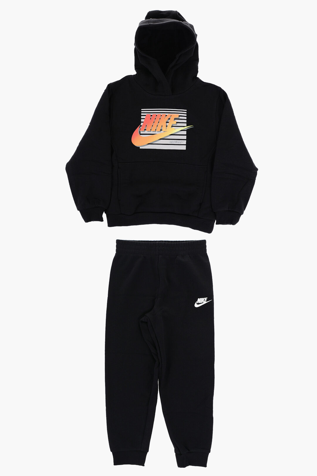 nike black hoodie and joggers