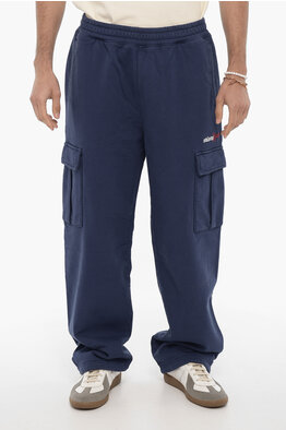 Kenzo Cotton Cargo Pants with Belt Loops men - Glamood Outlet