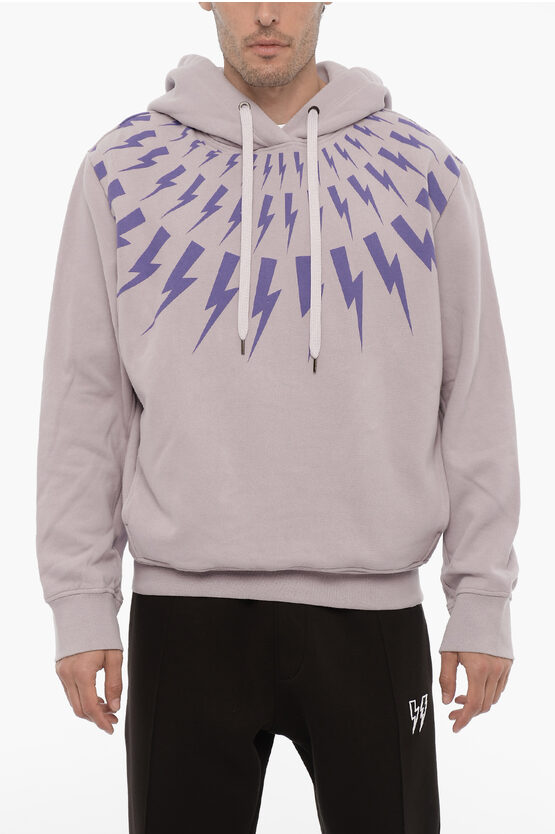 NEIL BARRETT｜SWEATSHIRTS (Fairisle Thunderbolt / Easy S Neil Barrett FAIRISLE THUNDERBOLT EASY - Sweatshirt - black