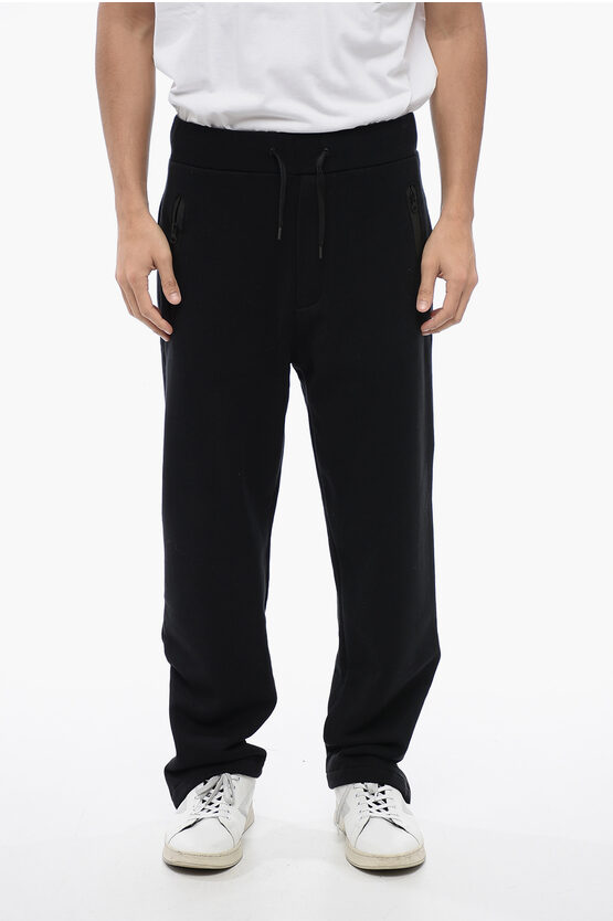 PREMIATA FLEECED COTTON JOGGERS WITH 3 POCKETS 