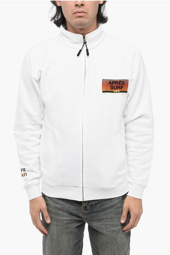 Après Surf Fleeced-cotton Maxi Sweatshirt With Zip Closure