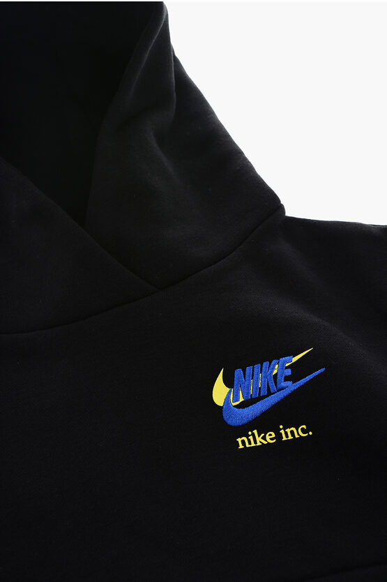 Fleeced-Cotton Patch Pocket Frontal Hoodie