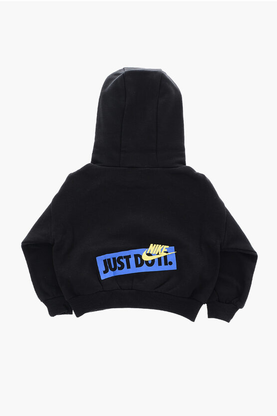 Fleeced-Cotton Patch Pocket Frontal Hoodie