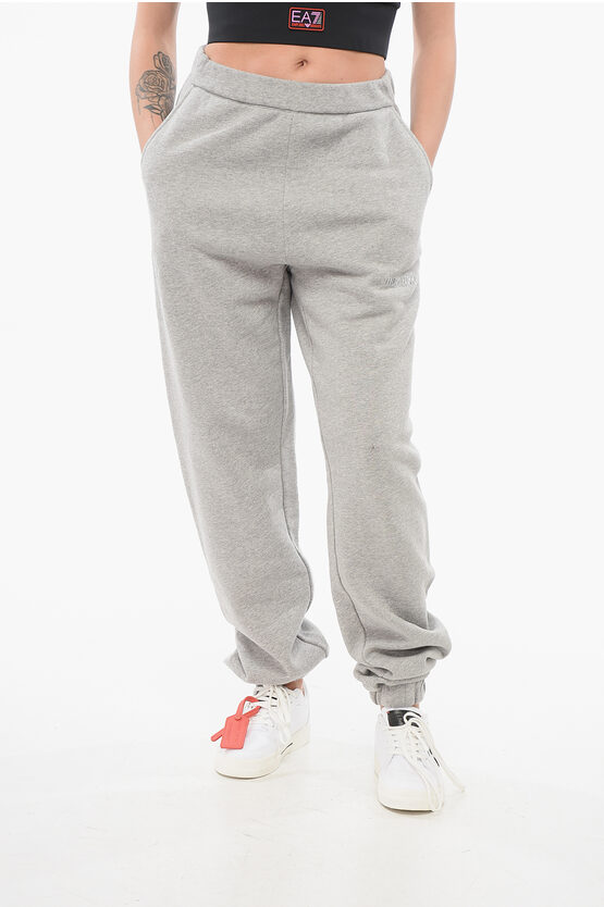 ATTICO FLEECED COTTON PENNY SWEATPANTS WITH CUFFS