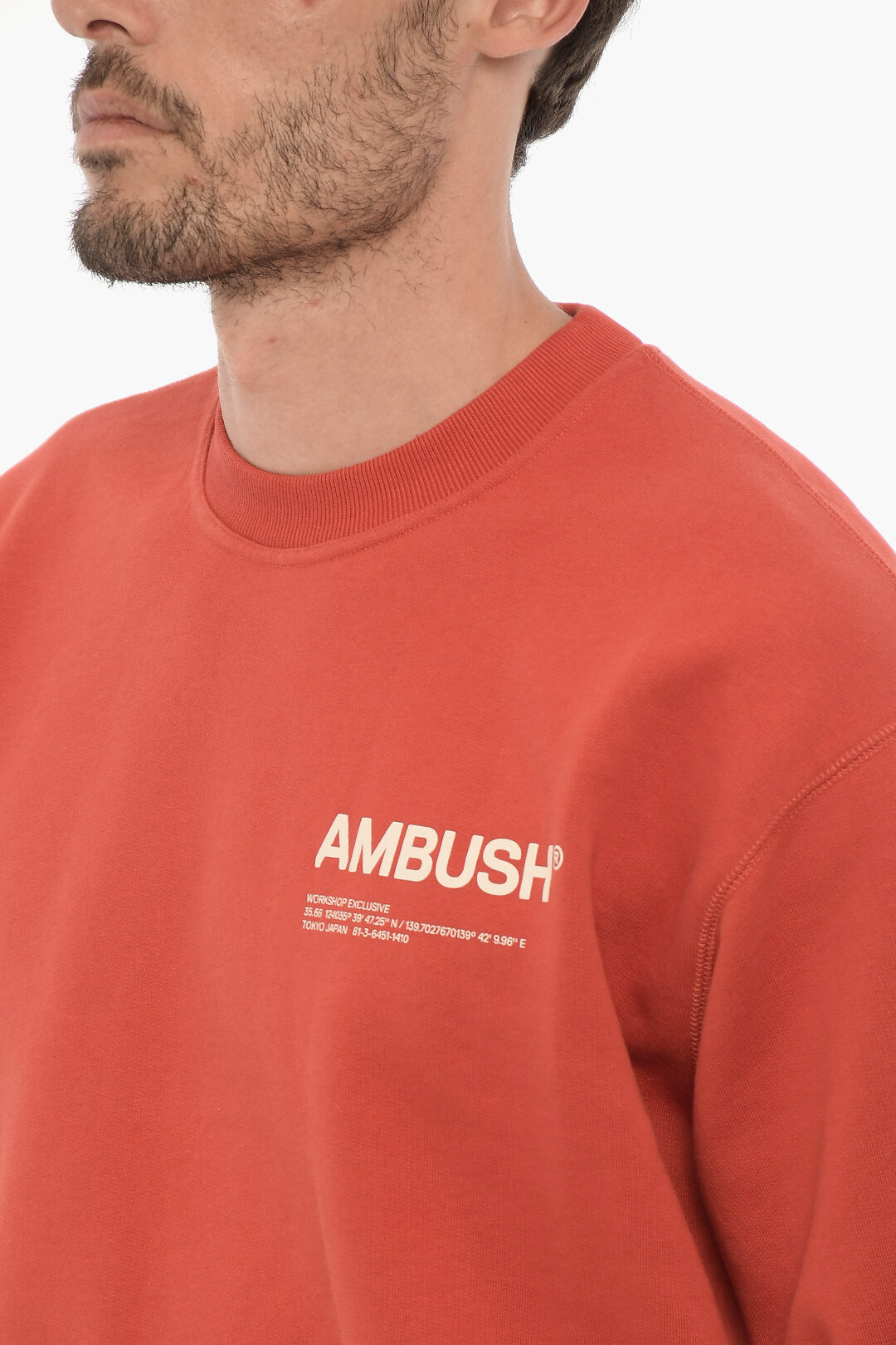 Ambush Fleeced Cotton WORKSHOP Crew-neck Sweatshirt men - Glamood 
