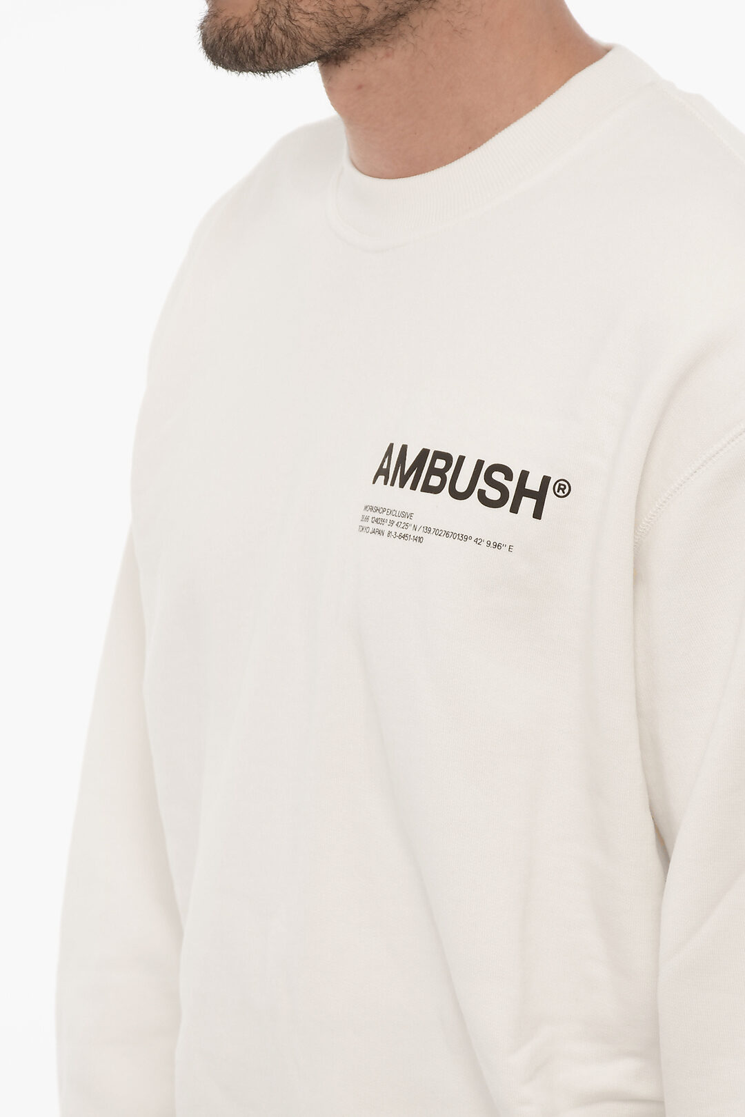 Ambush Fleeced Cotton WORKSHOP Crew-neck Sweatshirt men - Glamood 