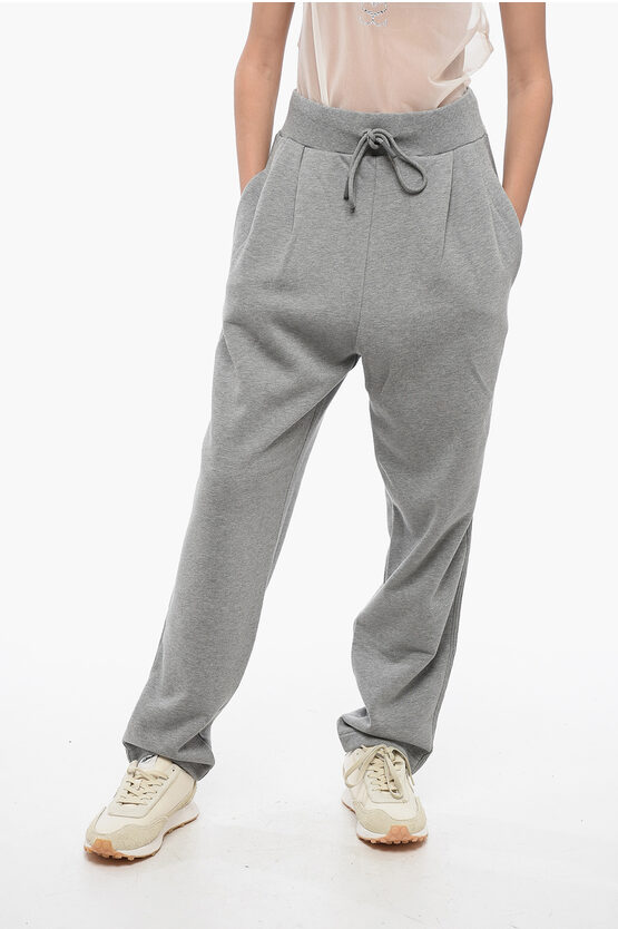 Fabiana Filippi Fleeced Joggers With Shimmer Trim