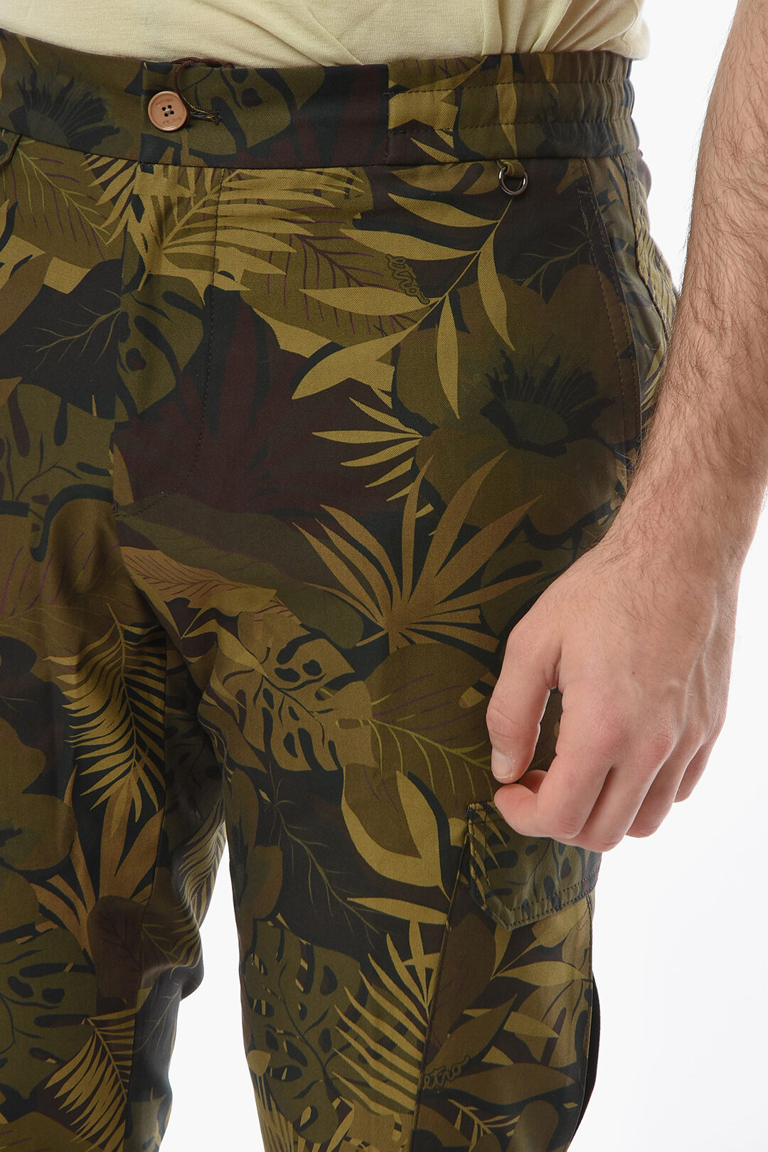 Camo pants sale with elastic waistband