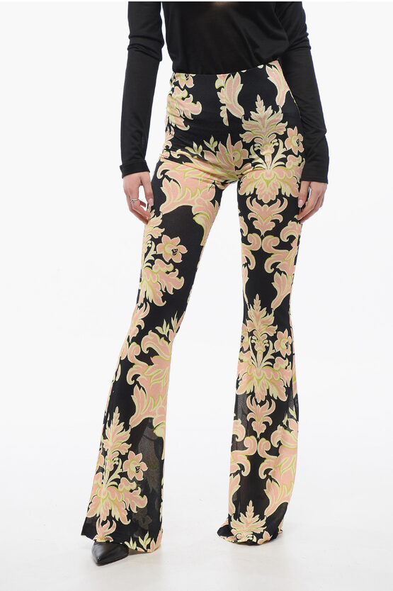 Etro Floral High-waisted Pants