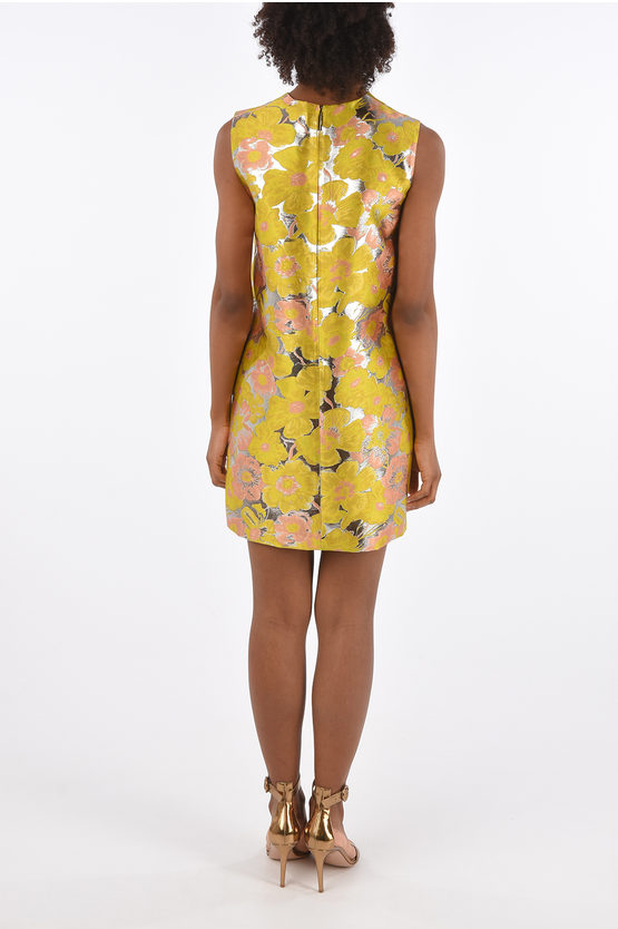 MSGM Floral Jetted Pocket Shift Dress women - Glamood Outlet