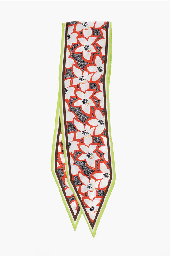 Floral-Motif Silk F… - image