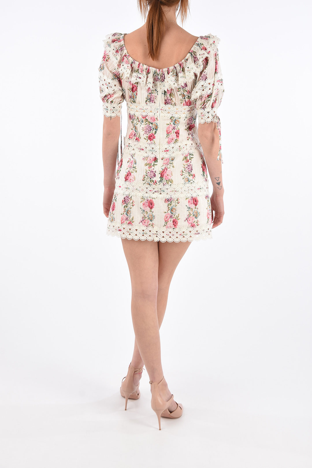 Floral Off Shoulder HONOUR Mini Dress