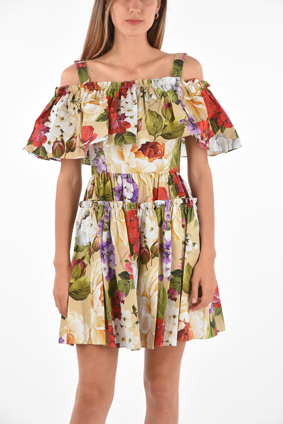 Dolce & Gabbana Floral Off Shoulder Mini Dress women - Glamood Outlet