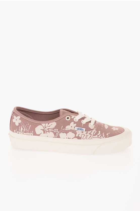 Vans Floral Patterned Canvas AUTHENTIC 44 Low Top Sneakers women