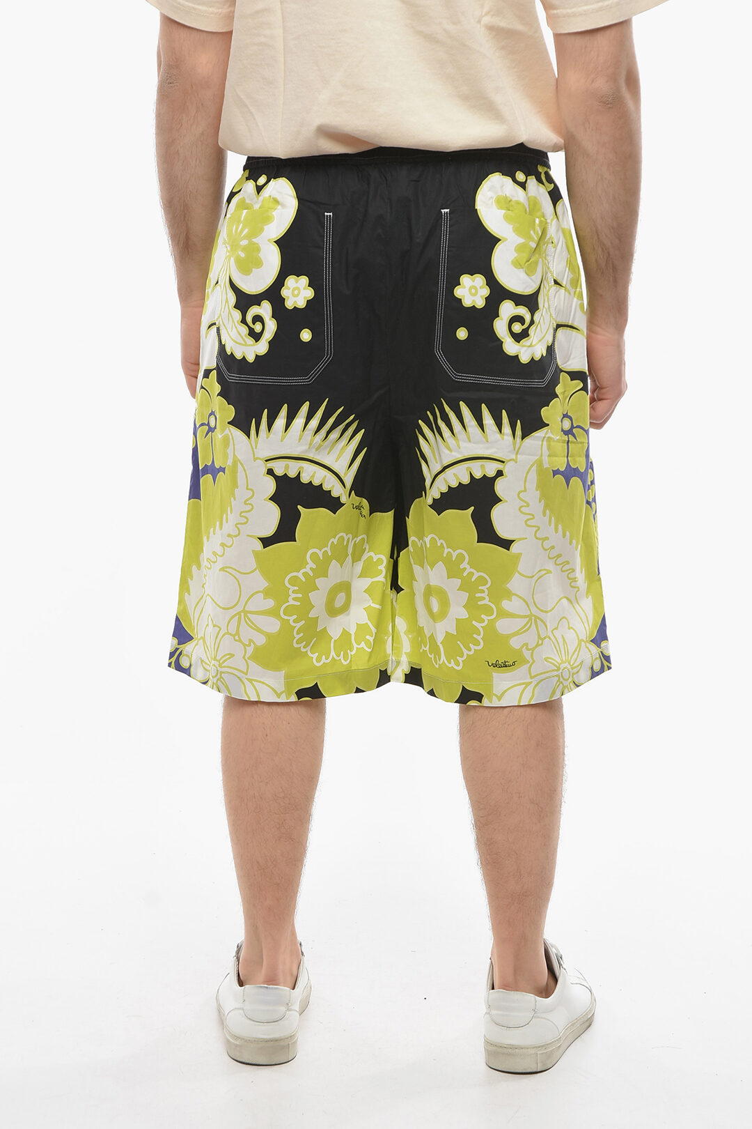 Valentino Floral Patterned Cotton Shorts men - Glamood Outlet