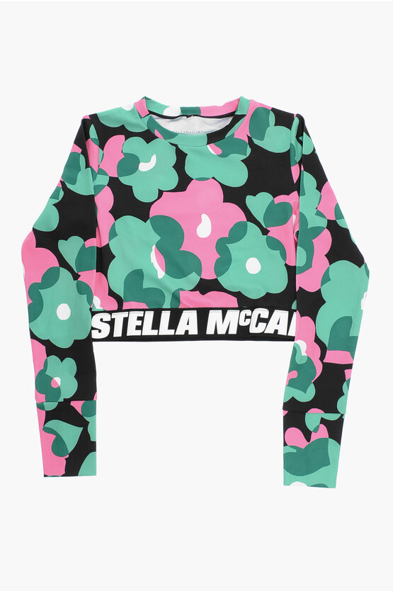 Stella Mccartney Floral Patterned Crop Top