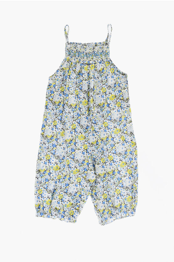 Bonpoint Floral Patterned Lightweight Cotton Lilisy Overalls