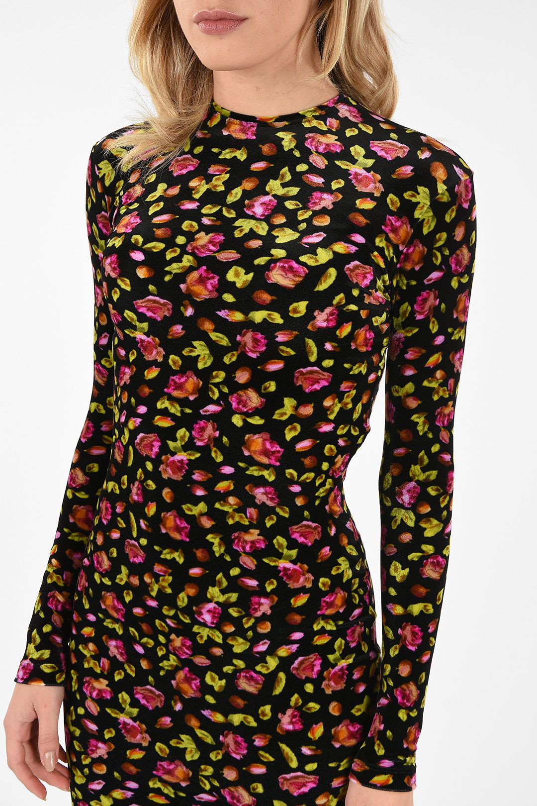 IetpShops  printed dress  Womens Clothing Mans  Maison Margiela slogan print hoodie  Balenciaga Floral