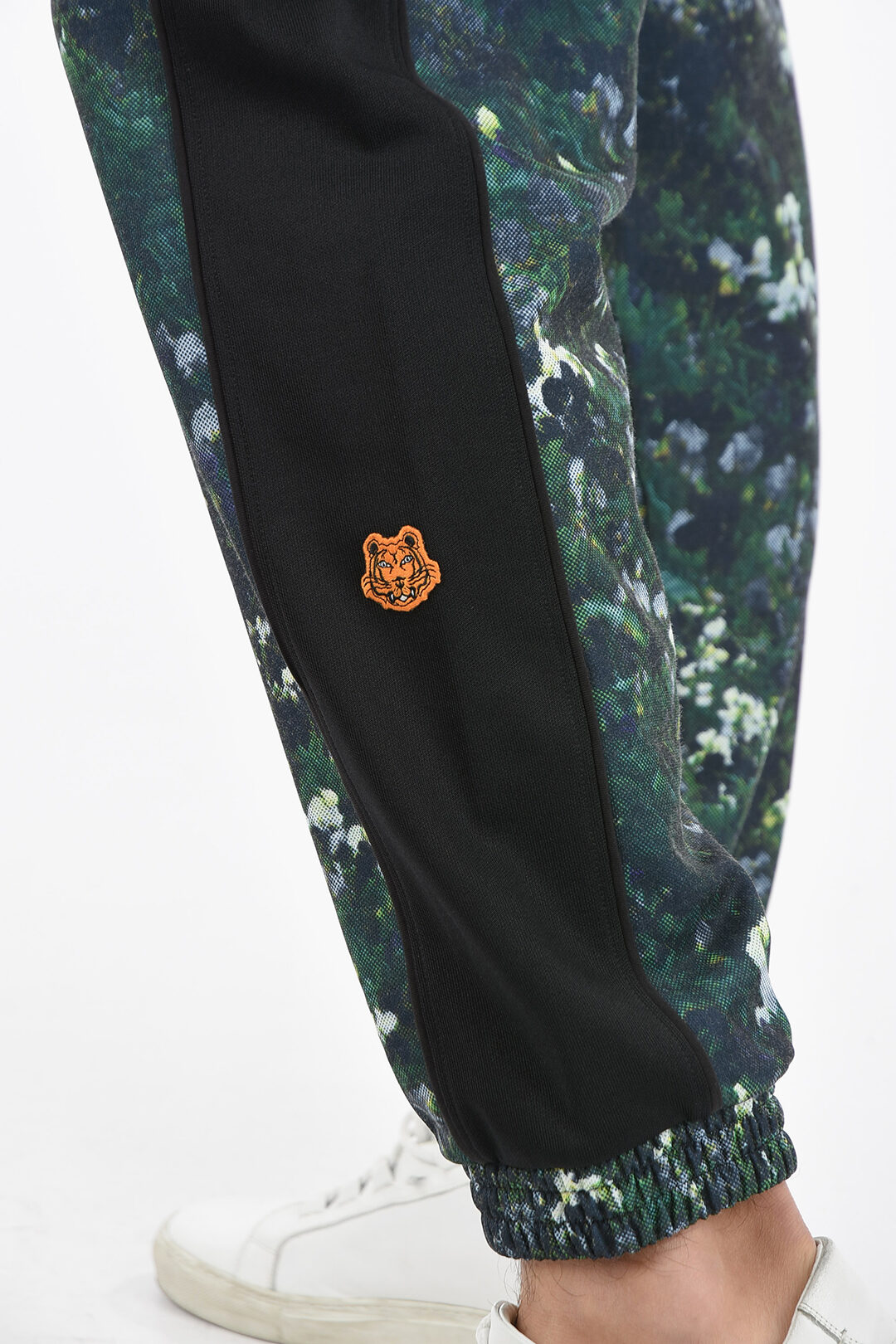 Kenzo Fleeced Joggers with TIGER CREST Logo Patch women - Glamood Outlet