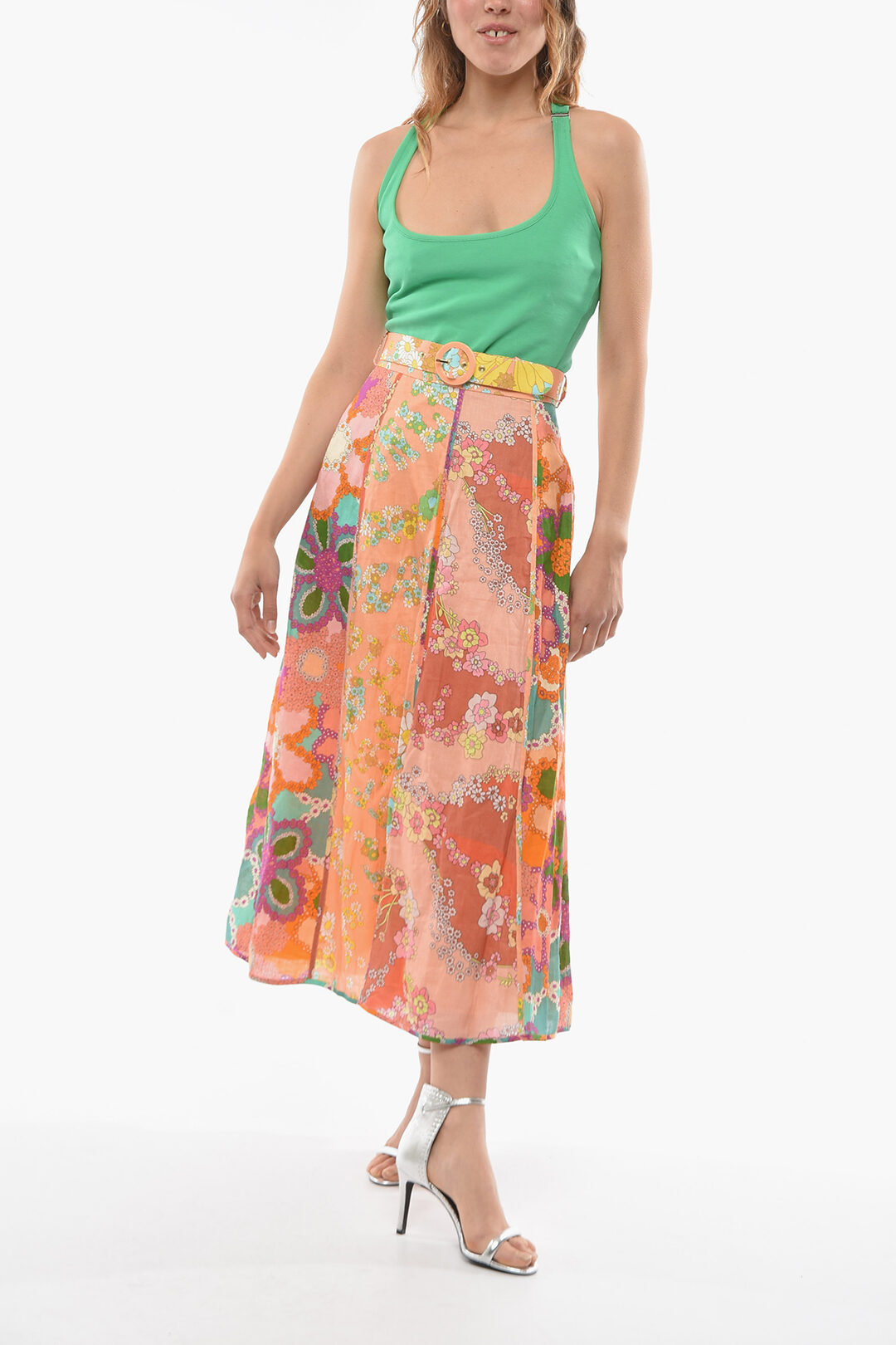 Zimmermann Floral Printed Linen LOLA Skirt women - Glamood