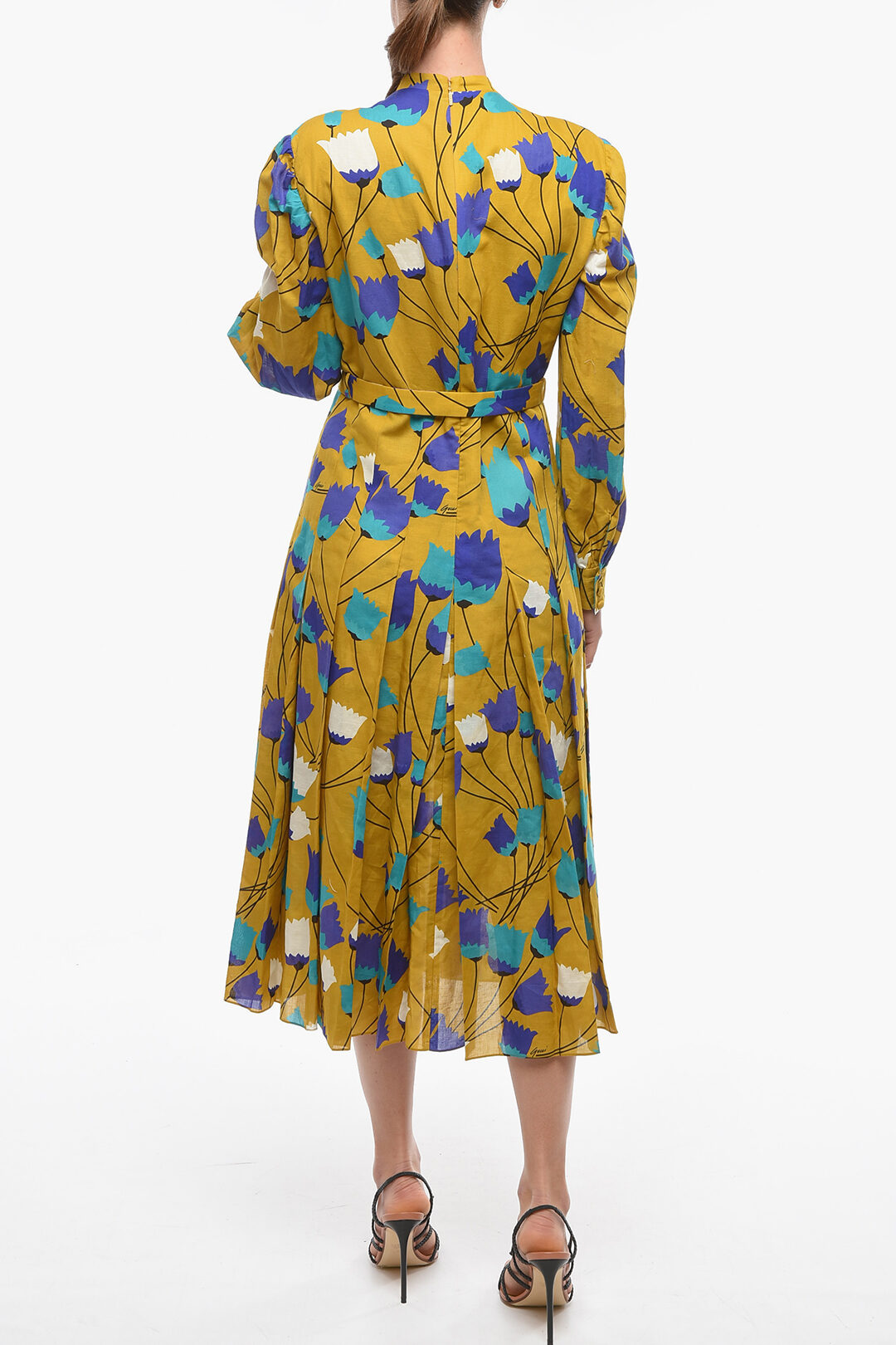 gucci floral shirt dress Gucci Floral silk shirt dress