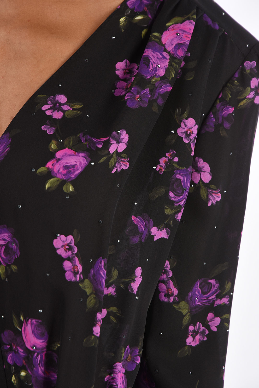 Womens Magda Butrym black Flower-Detail Mini Dress