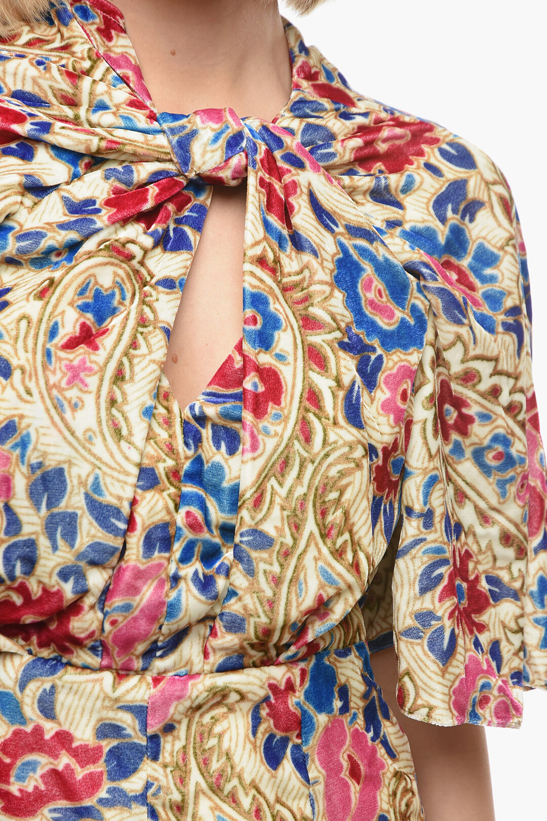 Floral-print silk-twill shirt – Monlux