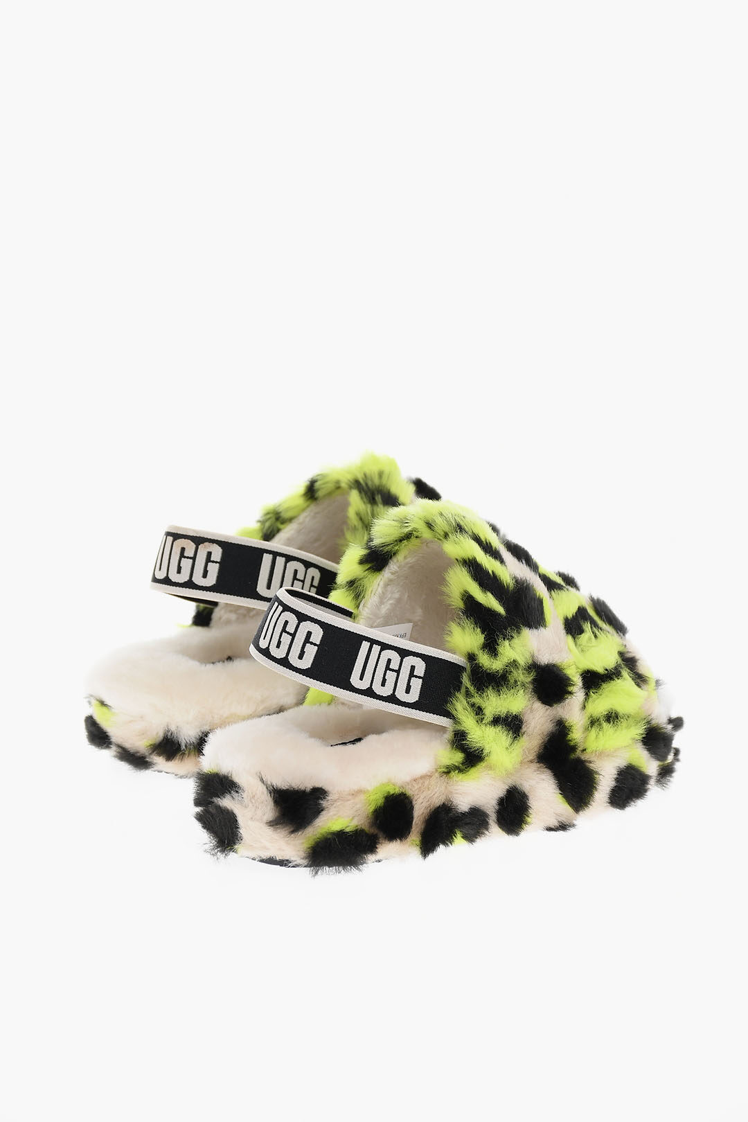 Ugg fluff yeah online white leopard