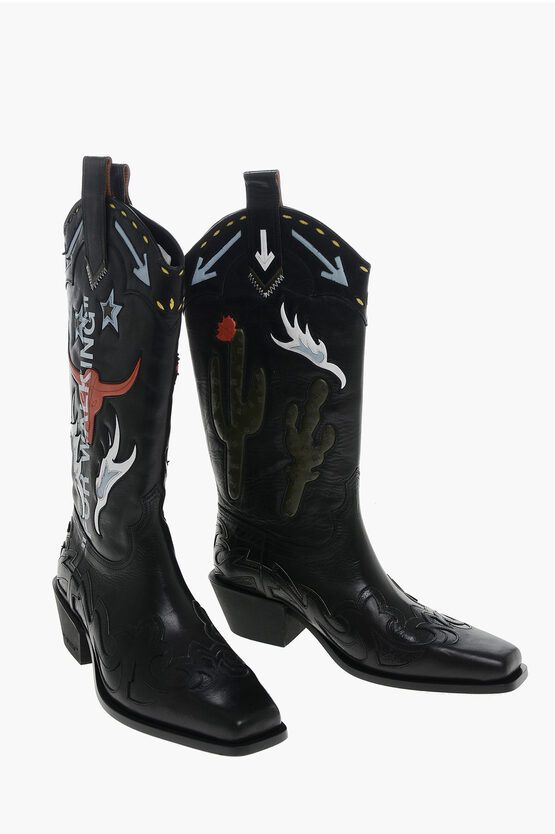 Shop Off-white For Walking Western Boots With Vintage Effect 6cm
