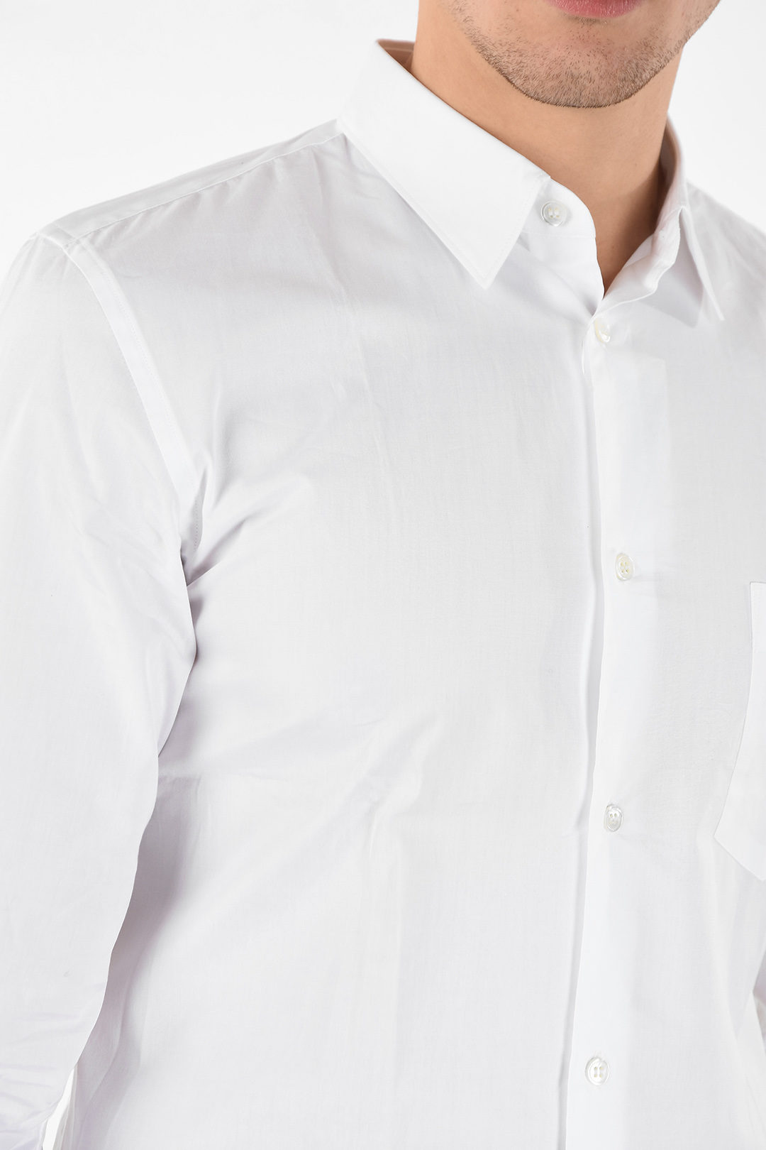 Comme Des Garçons FOREVER Cotton Classic Collar Shirt with Pocket men ...