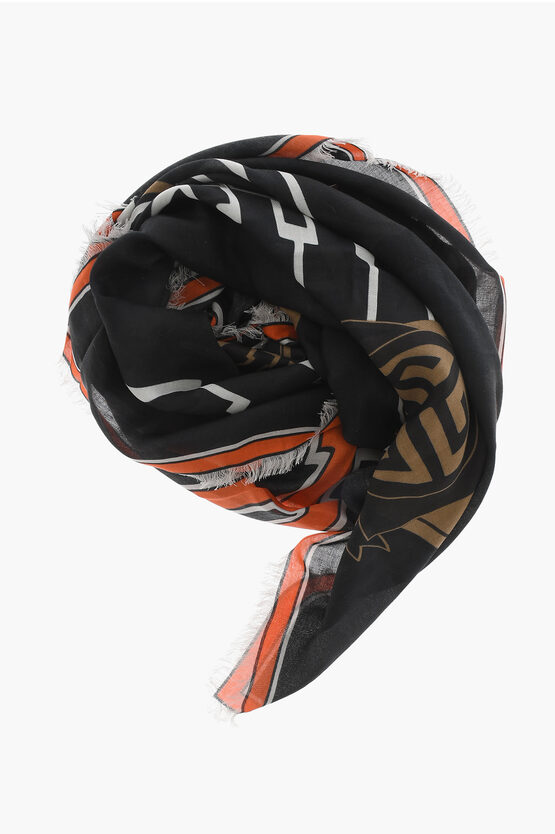 Shop Givenchy Foulard With Contrat Prints