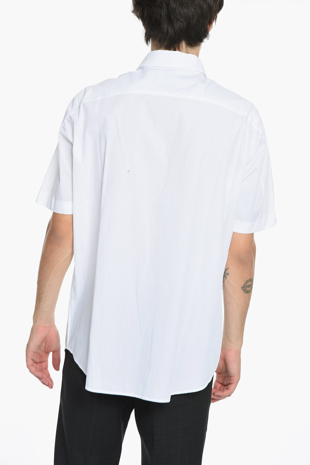 fred perry white short sleeve shirt