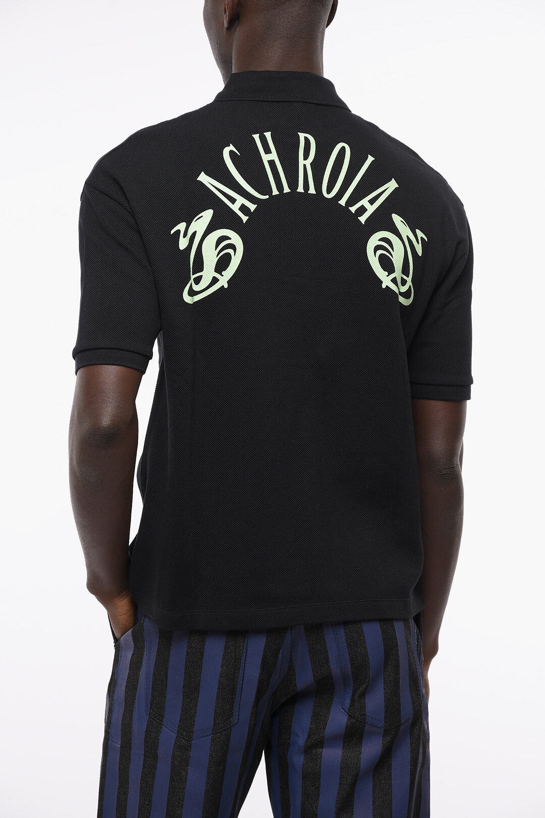 Raf Simons X Fred Perry logo-patch Polo Shirt | Black | FARFETCH