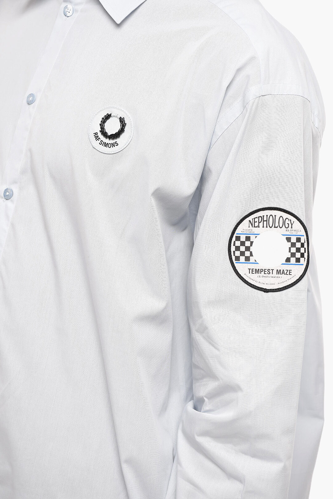 SALE！RAF SIMONS × Fred Perry メンズシャツ Raf Simons FRED PERRY X RS Popeline Cotton Shirt with
