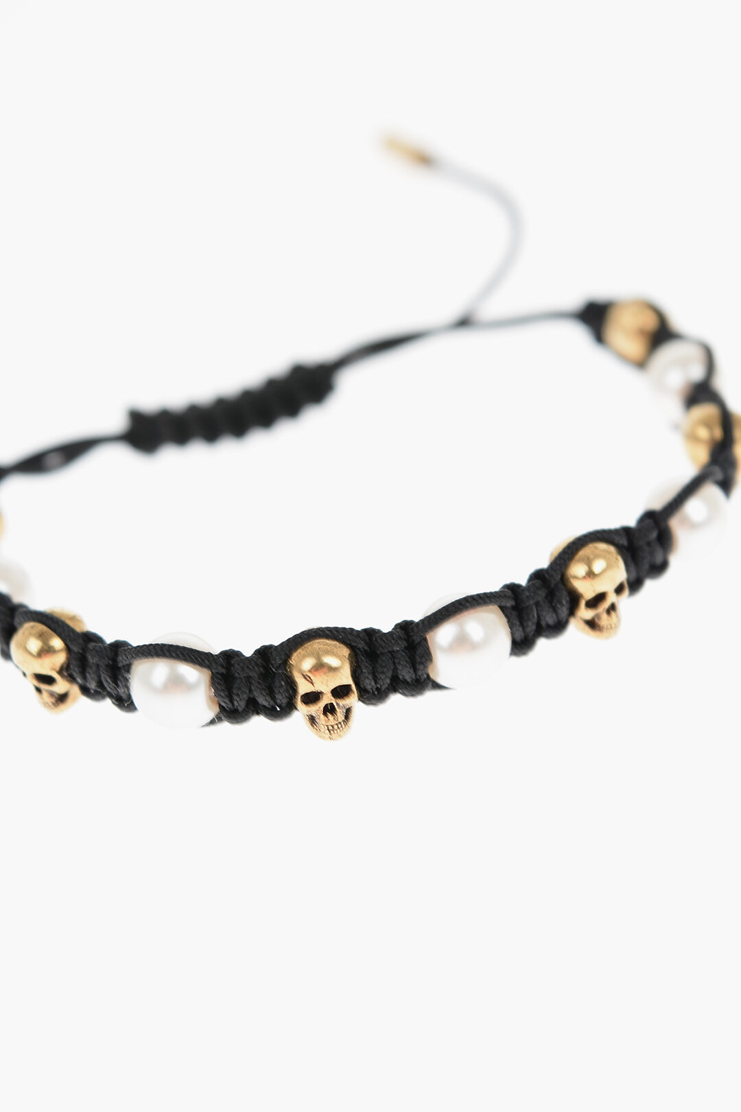Alexander McQueen Friendship Bracelet with Swarovski Glass Pearls