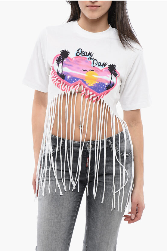 Dsquared2 T-shirt Mit Grafischem Print