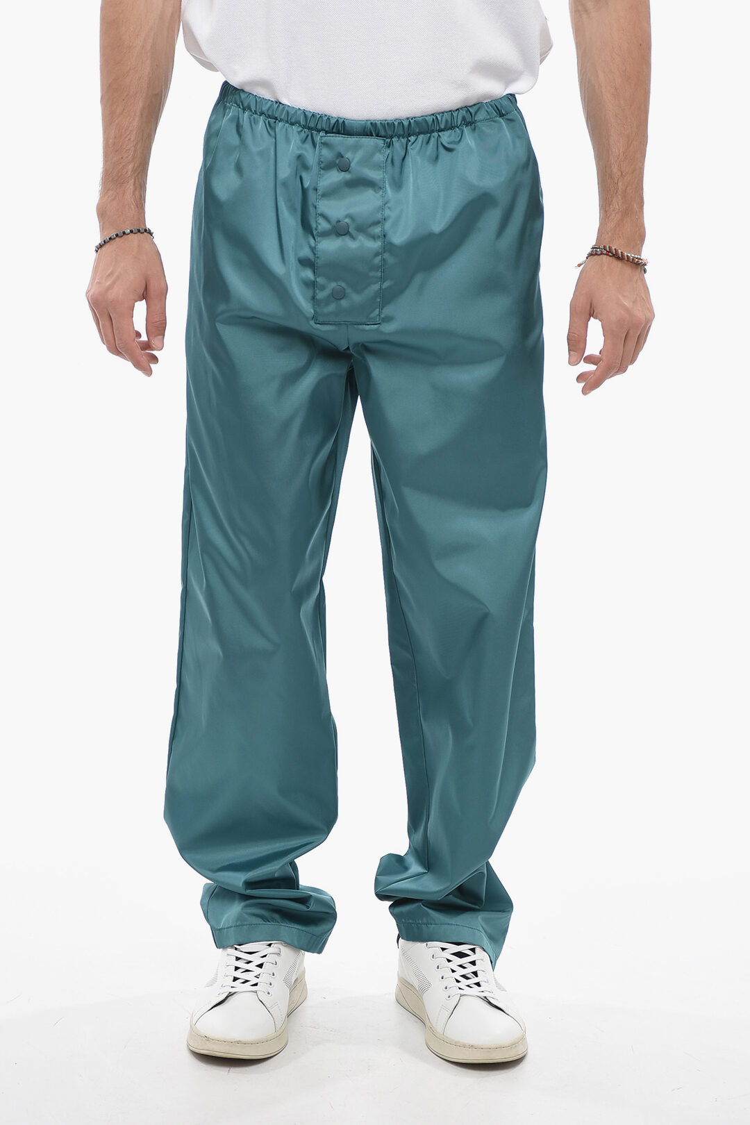Prada Front Buttoned RE-NYLON Pants men - Glamood Outlet