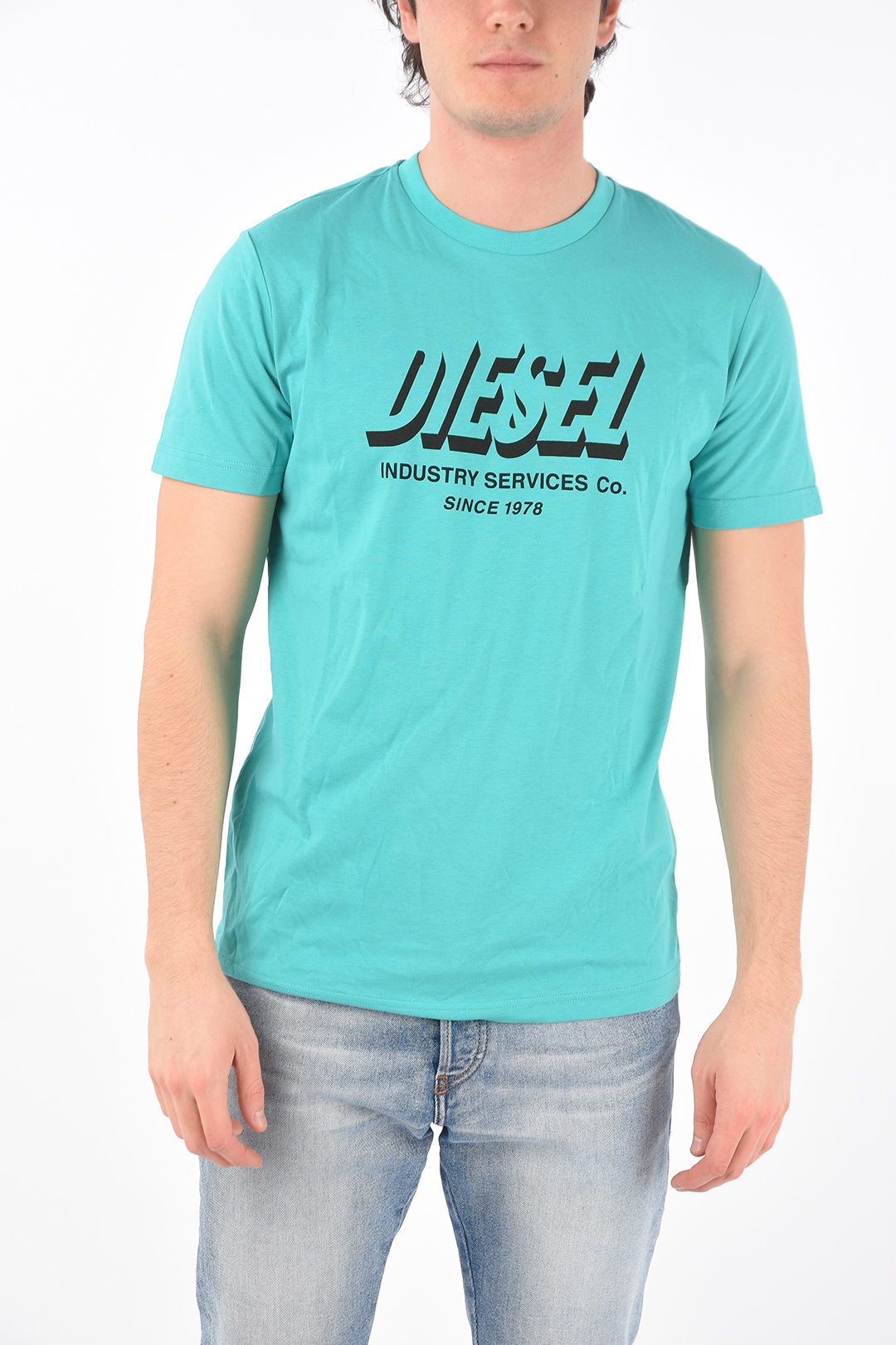 関税込【DIESEL】Diegos A5 short sleeve T-shirt★Blue★ロゴ Diesel Diegos A5 short sleeve T-shirt Blue | Dressinn