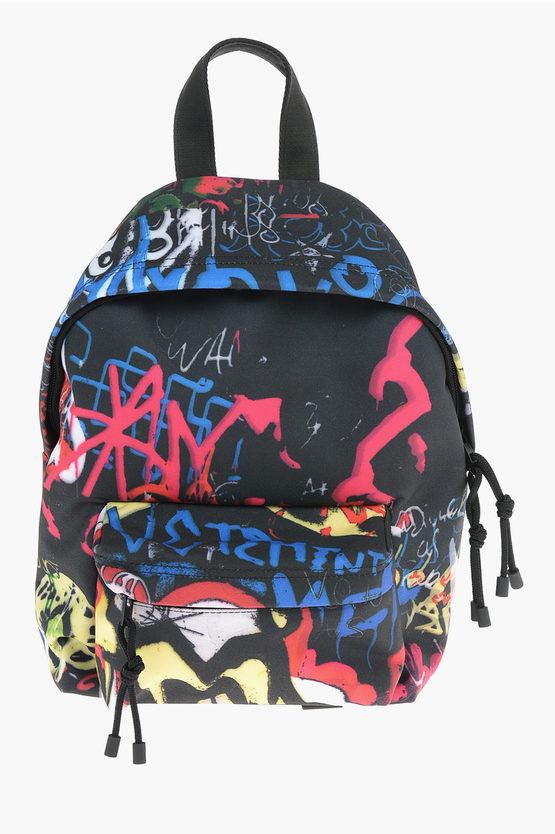 Vetements Front Pocketed Graffiti Mini Backpack
