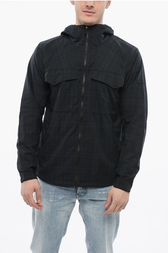 WOOLRICH FRONT POCKETS MESH WINDBREAKER