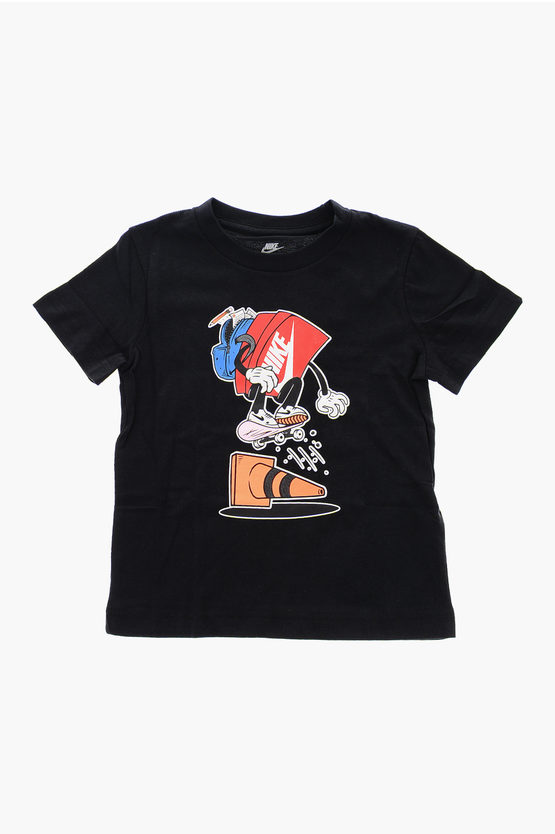 Front Printed Crew-neck T-Shirt