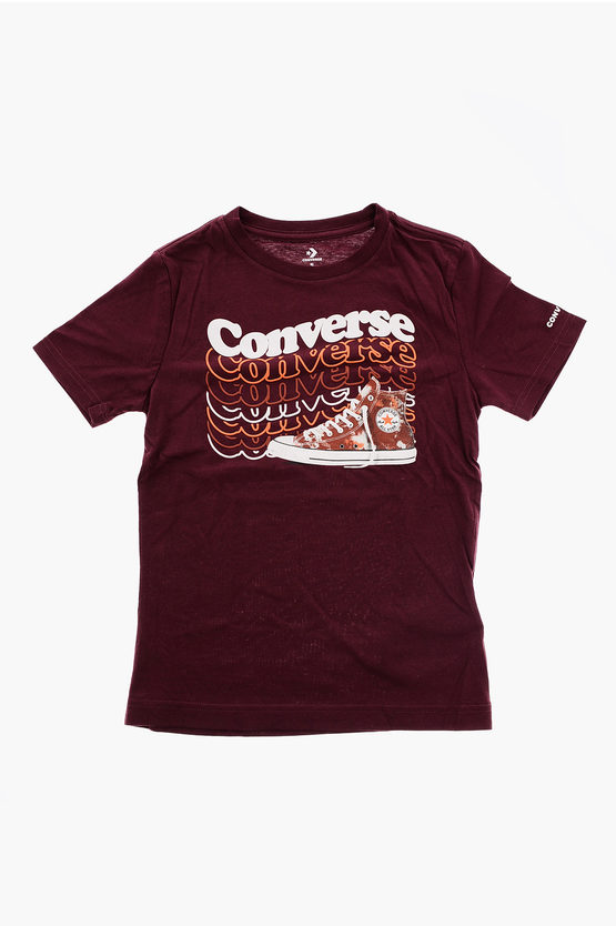 Front Printed Crew-neck T-Shirt