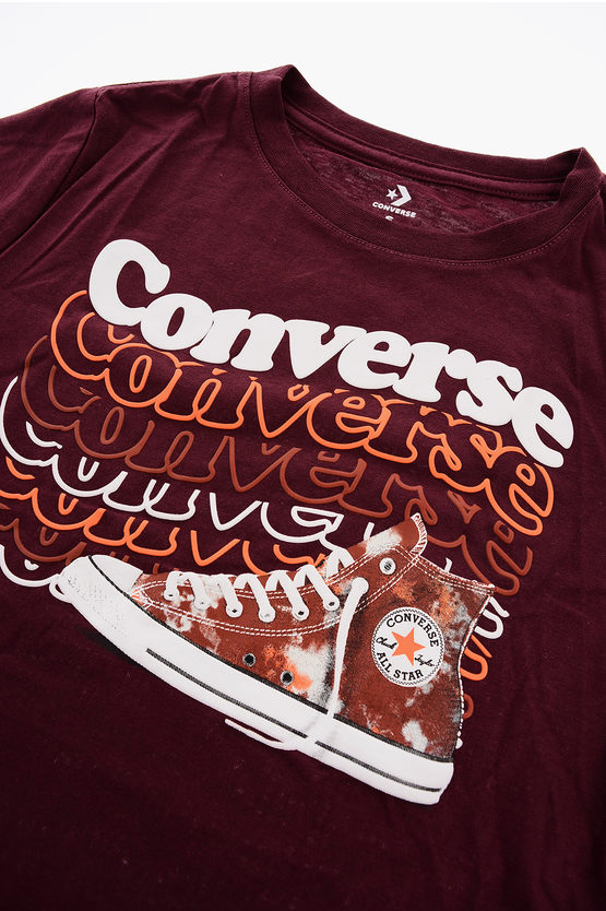 Front Printed Crew-neck T-Shirt