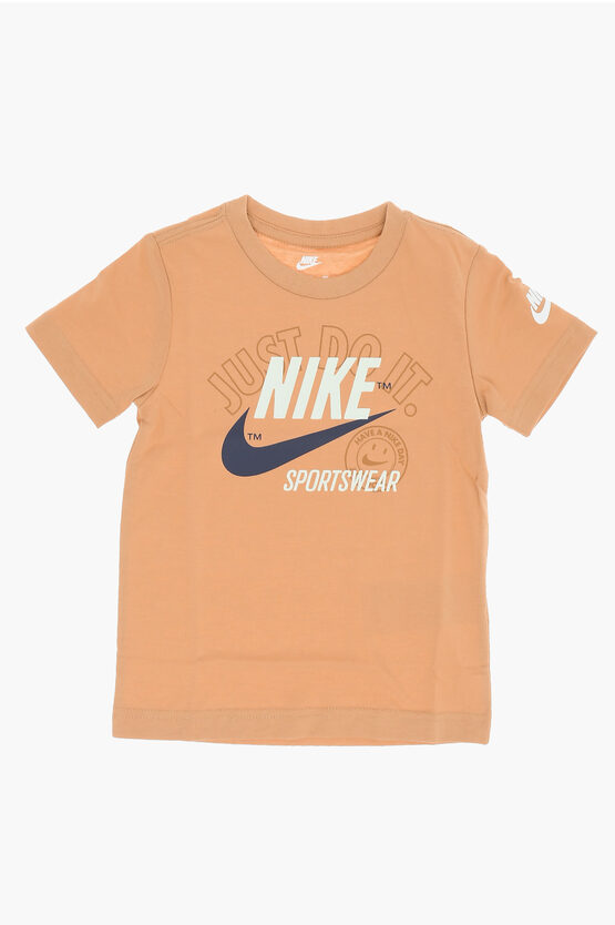 Front Printed Crew-neck T-Shirt