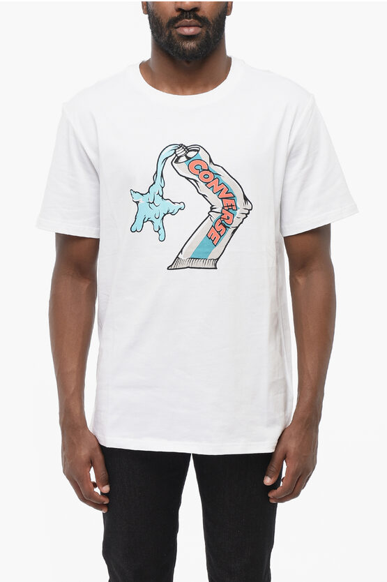 Converse Front Printed Crew-neck T-shirt